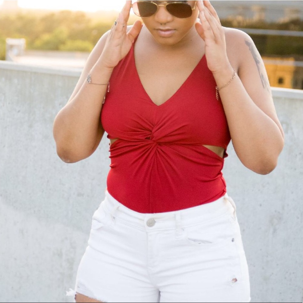 cute twist bodysuit